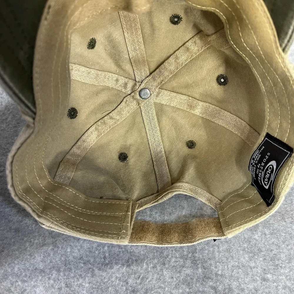 Copper Mountain Ski Resort Strapback Hat Cap Tan Olive Adjustable Cotton